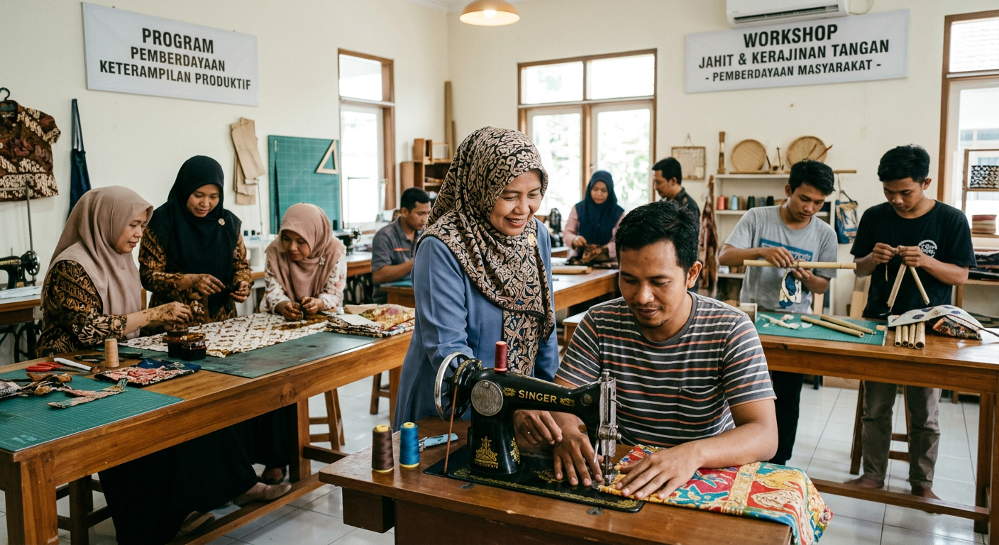 LIVEDRAWSGP 6D Berdaya - Program pemberdayaan masyarakat dan peningkatan keterampilan produktif.